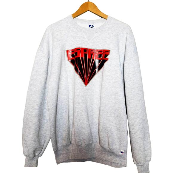 Vintage Espree Graphic Sweatshirt 90s Repro Grey Long Sleeve -  XL - Picture 1 of 6